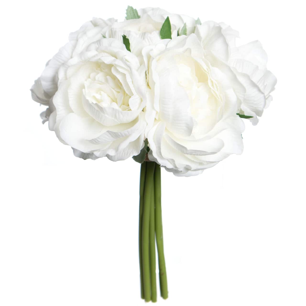 Bouquet de pivoines blanches au toucher réaliste de 27,9 cm d’Ashland